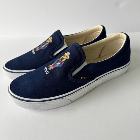 Polo Ralph Lauren Navy Slip-On Sneakers - Picture 9 of 9